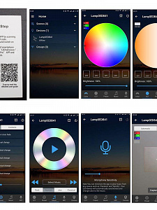 Умная светодиодная лампочка RGBCW E27 с Алисой Wi-Fi Орбита OT-HOS16